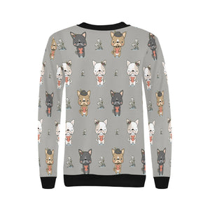 Infinite French Bulldog Love Women's Sweatshirt-Apparel-Apparel, French Bulldog, Sweatshirt-15