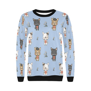 Infinite French Bulldog Love Women's Sweatshirt-Apparel-Apparel, French Bulldog, Sweatshirt-8