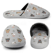 Infinite Frenchie Love Women's Cotton Mop Slippers-Accessories, Dog Mom Gifts, French Bulldog, Slippers-12