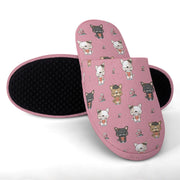 Infinite Frenchie Love Women's Cotton Mop Slippers-Accessories, Dog Mom Gifts, French Bulldog, Slippers-5