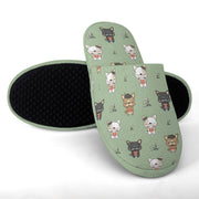Infinite Frenchie Love Women's Cotton Mop Slippers-Accessories, Dog Mom Gifts, French Bulldog, Slippers-7