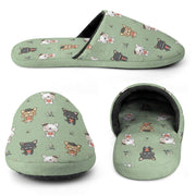 Infinite Frenchie Love Women's Cotton Mop Slippers-Accessories, Dog Mom Gifts, French Bulldog, Slippers-8