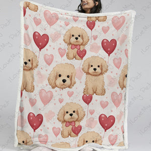 Infinite Goldendoodle Love Soft Warm Fleece Blanket-Blanket-Blankets, Doodle, Goldendoodle, Home Decor-13