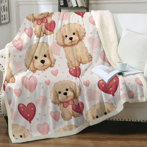 Infinite Goldendoodle Love Soft Warm Fleece Blanket-Blanket-Blankets, Doodle, Goldendoodle, Home Decor-14