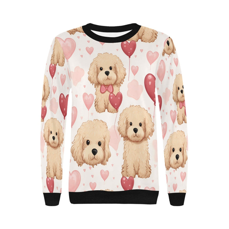 Infinite Goldendoodle Love women's sweartshirt-Apparel, Goldendoodle, Sweatshirt-3