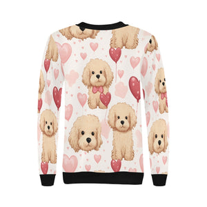 Infinite Goldendoodle Love Women's Sweatshirt-Apparel-Apparel, Dogs, Doodle, Goldendoodle, Labradoodle, Shirt, Sweatshirt-4