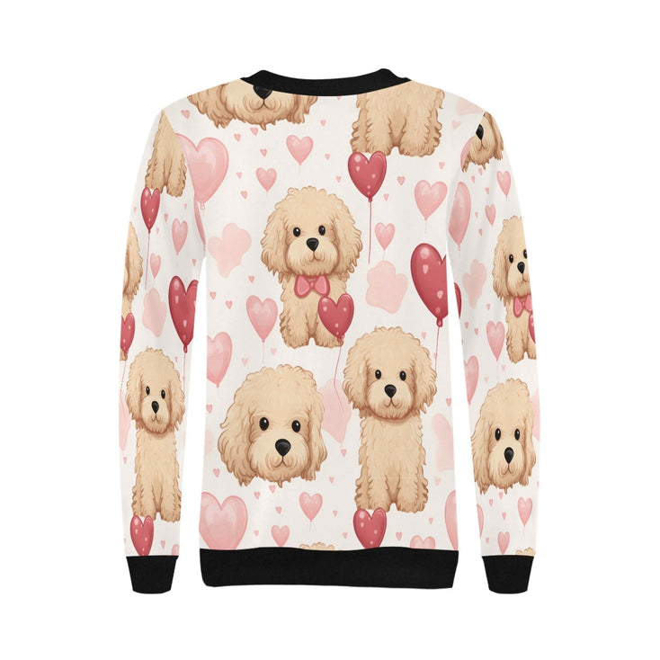 Infinite Goldendoodle Love women's sweartshirt-Apparel, Goldendoodle, Sweatshirt-2