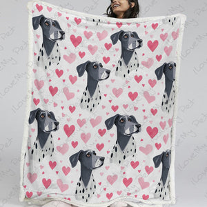 Infinite Great Dane Love Soft Warm Fleece Blanket-Blanket-Blankets, Great Dane, Home Decor-13