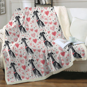 Infinite Greyhound Love Soft Warm Fleece Blanket-Blanket-Blankets, Greyhound, Home Decor-14