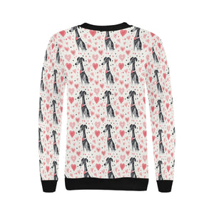 Infinite Greyhound Love women's sweartshirt-Apparel, Greyhound, Sweatshirt, Whippet-4