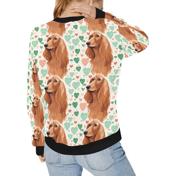 Infinite Irish Setter Love women's sweartshirt-Apparel, Sweatshirt-3