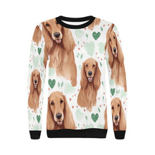 Load image into Gallery viewer, Infinite Irish Setter Love women&#39;s sweartshirt-Apparel, Sweatshirt-4