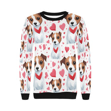 Load image into Gallery viewer, Infinite Jack Russell Terrier Love women&#39;s sweartshirt-Apparel, Jack Russell Terrier, Sweatshirt-3