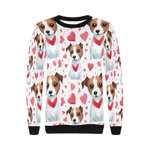 Infinite Jack Russell Terrier Love women's sweartshirt-Apparel, Jack Russell Terrier, Sweatshirt-3