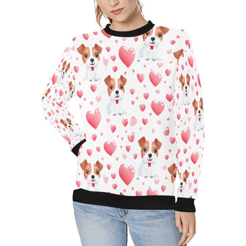 Infinite Jack Russell Terrier Love Womens Sweatshirt 360x