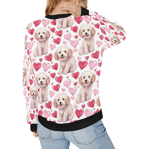 Infinite Labradoodle Love women's sweartshirt-Apparel, Labradoodle, Sweatshirt-2