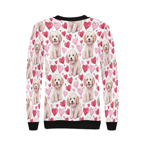 Infinite Labradoodle Love women's sweartshirt-Apparel, Labradoodle, Sweatshirt-3