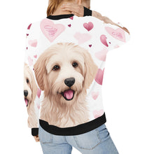 Load image into Gallery viewer, Infinite Labradoodle Love women's sweartshirt-Apparel, Labradoodle, Sweatshirt-3