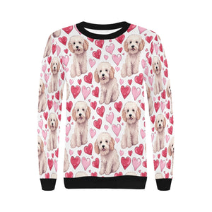 Infinite Labradoodle Love women's sweartshirt-Apparel, Labradoodle, Sweatshirt-4
