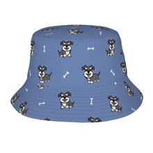 Load image into Gallery viewer, Infinite Schnauzer Love Bucket Hats-Hats &amp; Caps-Blue-One Size-33