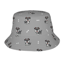 Load image into Gallery viewer, Infinite Schnauzer Love Bucket Hats-Hats &amp; Caps-Gray-One Size-25