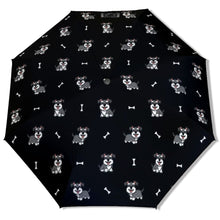 Load image into Gallery viewer, Infinite Schnauzer Love Umbrella-Daily Accessories-Midnight Black-One Size-6