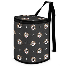 Load image into Gallery viewer, Infinite Shih Tzu Love Multipurpose Car Storage Bag - 4 Colors-Car Accessories-Bags, Car Accessories, Shih Tzu-Black-9