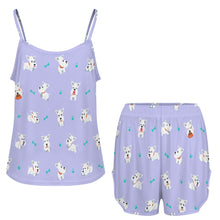 Load image into Gallery viewer, Infinite West Highland Terrier Women&#39;s Cami and Shorts Pajama Set-Apparel-Apparel,Dog Mom Gifts,Pajamas,West Highland Terrier-18