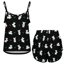 Load image into Gallery viewer, Infinite West Highland Terrier Women&#39;s Cami and Shorts Pajama Set-Apparel-Apparel,Dog Mom Gifts,Pajamas,West Highland Terrier-6