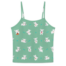 Load image into Gallery viewer, Infinite West Highland Terrier Women&#39;s Cami and Shorts Pajama Set-Apparel-Apparel,Dog Mom Gifts,Pajamas,West Highland Terrier-Mint Green-XS-13