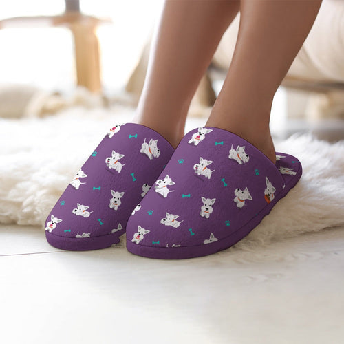 Westie slippers top