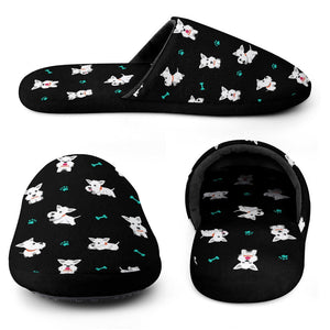 Infinite Westie Love Women's Cotton Mop Slippers-Accessories, Dog Mom Gifts, Slippers, West Highland Terrier-2