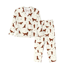 Load image into Gallery viewer, Irish Setter Pajamas for Women - XL Available - Yes I Love Red Irish Setters-Pajamas-Apparel,Boxer,Dog Mom Gifts,Pajamas-11