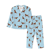 Load image into Gallery viewer, Irish Setter Pajamas for Women - XL Available - Yes I Love Red Irish Setters-Pajamas-Apparel,Boxer,Dog Mom Gifts,Pajamas-7