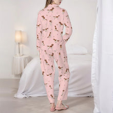 Load image into Gallery viewer, Irish Setter Pajamas for Women - XL Available - Yes I Love Red Irish Setters with White Markings-Pajamas-Apparel,Boxer,Dog Mom Gifts,Pajamas-5