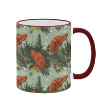Load image into Gallery viewer, Irish Setter's Yuletide Christmas Coffee Mug-4