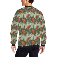 Load image into Gallery viewer, Irish Setter&#39;s Yuletide Christmas Fuzzy Sweatshirt for Men-Apparel-Apparel, Christmas, Dog Dad Gifts, Irish Setter, Sweatshirt-2