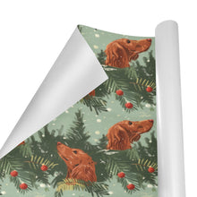 Load image into Gallery viewer, Irish Setter's Yuletide Christmas Gift Wrapping Paper - 2 Rolls-Christmas Ornament-Christmas,Irish Setter,Wrapping Paper-4