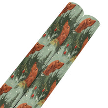 Load image into Gallery viewer, Irish Setter's Yuletide Christmas Gift Wrapping Paper - 2 Rolls-Christmas Ornament-Christmas,Irish Setter,Wrapping Paper-Irish Setter-ONE SIZE-5