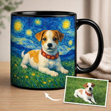 Load image into Gallery viewer, Personalized Starry Night Artwork Jack Russell Terrier Coffee Mug-Mug-Jack Russell Terrier,Dog Dad Gifts,Dog Memorial Gifts,Dog Mom Gifts,Mugs,Personalize Artwork-10