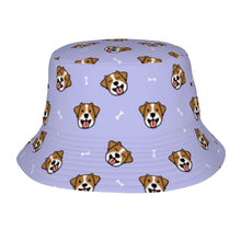 Load image into Gallery viewer, Jack Russell Terrier Smiles Bucket Hat-Hats &amp; Caps-Lavender Purple-One Size-9