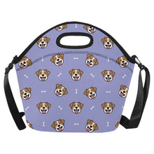 Load image into Gallery viewer, Jack Russell Terrier Smiles Neoprene Lunch Bag-CornflowerBlue-ONESIZE-16