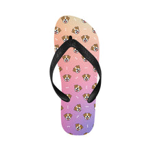 Load image into Gallery viewer, Jack Russell Terrier Smiles Unisex Slippers - 7 Gradients-12