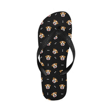 Load image into Gallery viewer, Jack Russell Terrier Smiles Unisex Slippers - 7 Gradients-Black-S-23