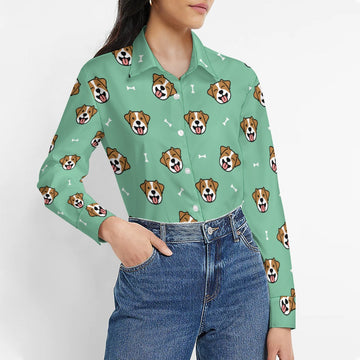 Jack Russell Terrier Smiles Womens Shirt 17 360x