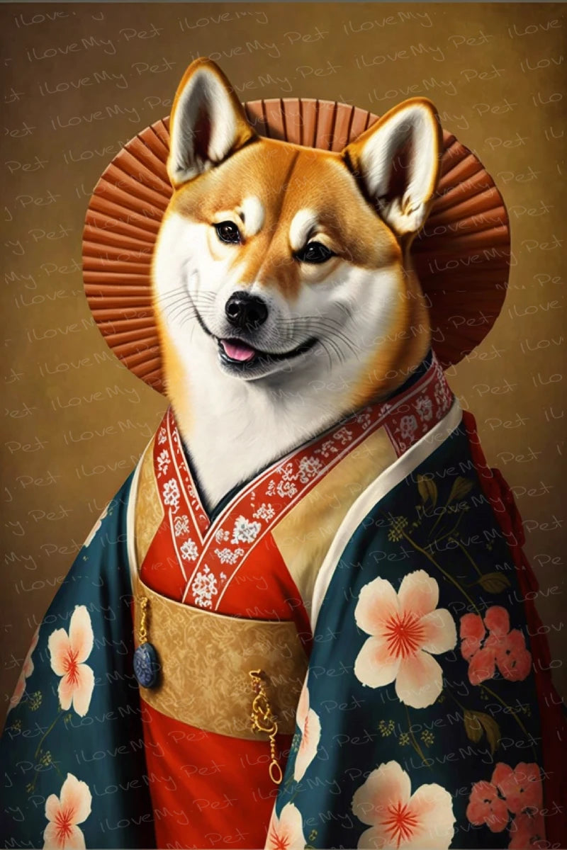 Japanese Delight Shiba Inu Wall Art Poster-Art-Dog Art, Home Decor, Poster, Shiba Inu-1