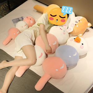 Japanese Dumpling Dango Shiba Inu Huggable Plush Toy and Pillow (Medium and Large Size)-Stuffed Animals-Home Decor, Shiba Inu, Stuffed Animal-5