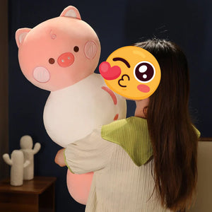 Japanese Dumpling Dango Shiba Inu Huggable Plush Toy and Pillow (Medium and Large Size)-Stuffed Animals-Home Decor, Shiba Inu, Stuffed Animal-13