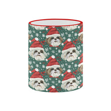 Load image into Gallery viewer, Jingle Fuzz Shih Tzu Christmas Coffee Mug-5