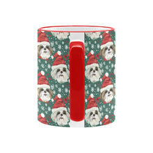 Load image into Gallery viewer, Jingle Fuzz Shih Tzu Christmas Coffee Mug-6